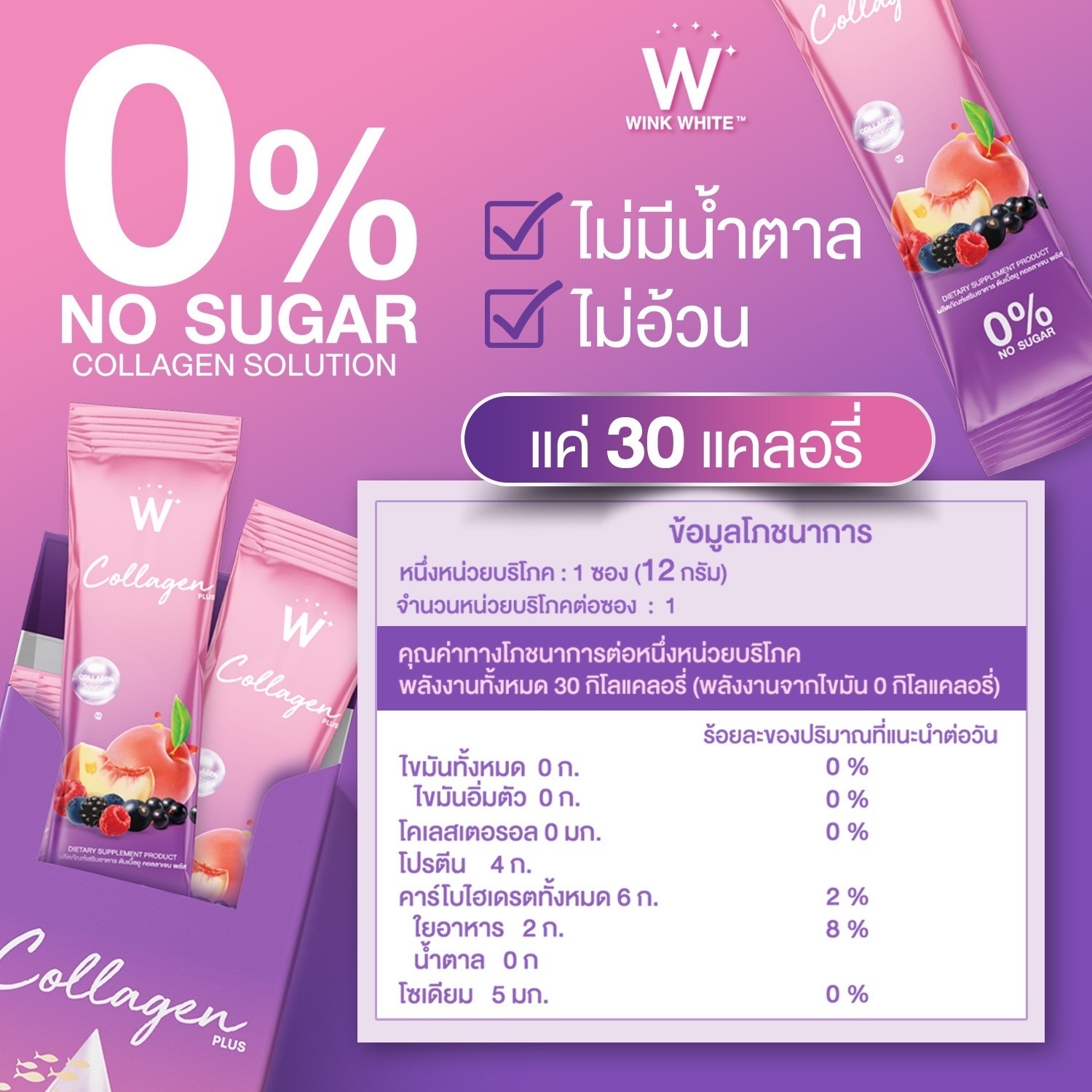 w collagen plus wink white วิ้งไวท์ คอลลาเจน พลัส ดับเบิ้ลยู วิงค์ไวท์