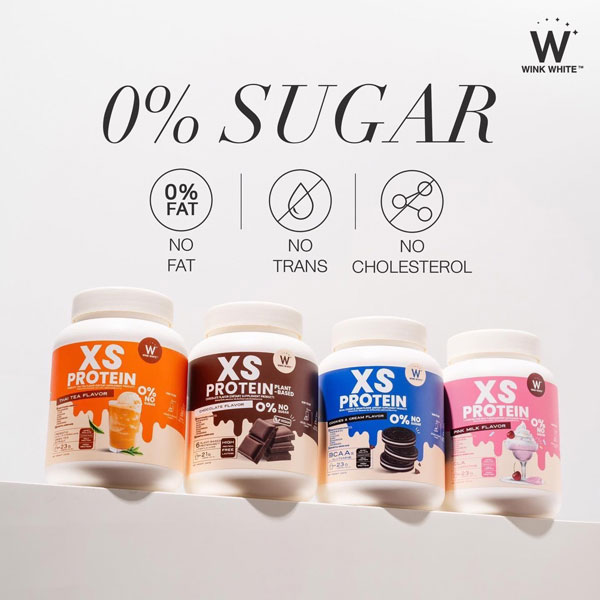 XS Protein Wink White เอ็กซ์เอส โปรตีน วิ้งไวท์ พืช วีแกน vegan วิงค์ไวท์