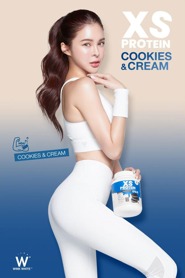 XS Protein Wink White เอ็กซ์เอส โปรตีน วิ้งไวท์ พืช วีแกน vegan วิงค์ไวท์