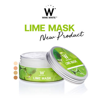 Wink White Lime Mask มาสก์ มะนาว