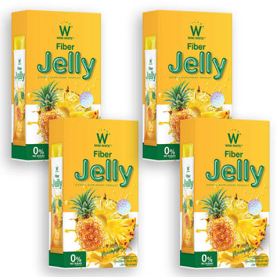 Pineapple Jelly Fiber Wink White เจลลี่ ไฟเบอร์ สับปะรด วิ้งไวท์ 2 แถม 2