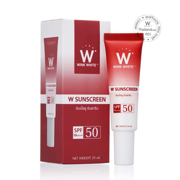 Wink White SunScreen กันแดด วิ้งไวท์ ผิวหน้า 20 ml.