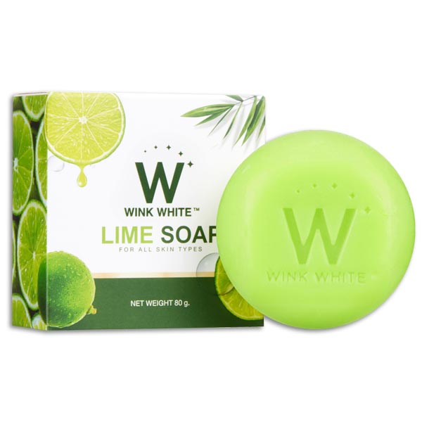 สบู่ มะนาว วิ้งไวท์ Wink White Lime Soap