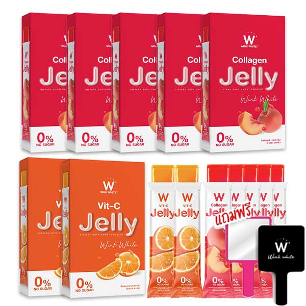 W Jelly Collagen + Vit C เจลลี่ คอลลาเจน วิตซี