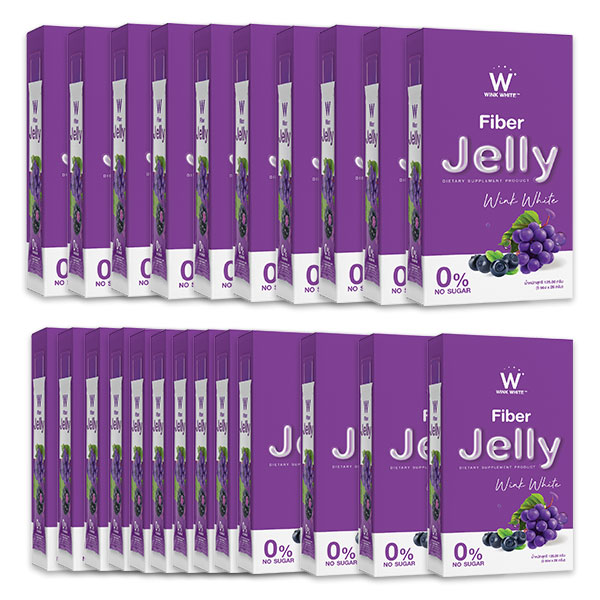 x23 W Jelly Fiber Wink White วิ้งไวท์ เจลลี่ ไฟเบอร์